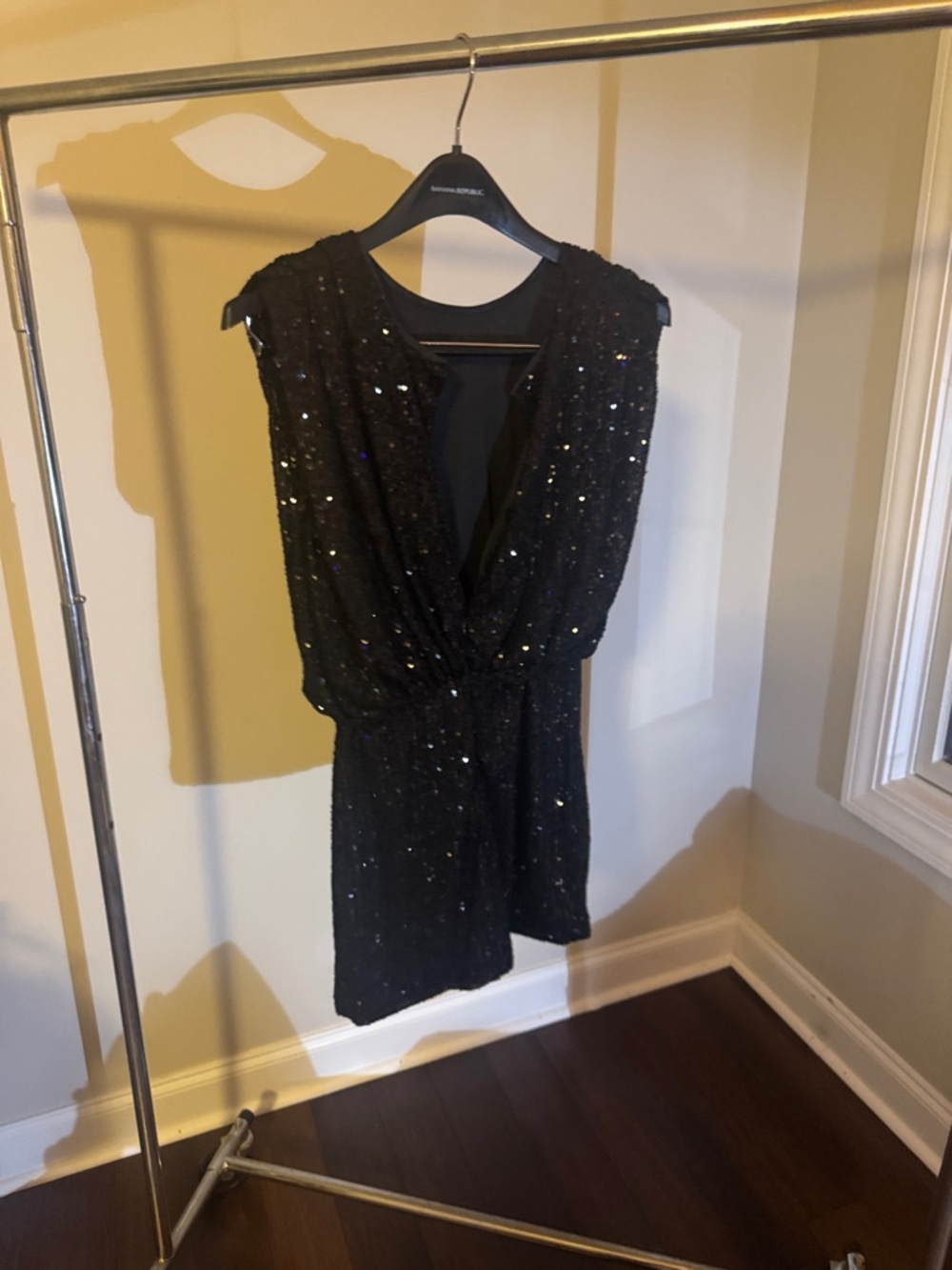 DO+BE Black Sequin Short Party Dress